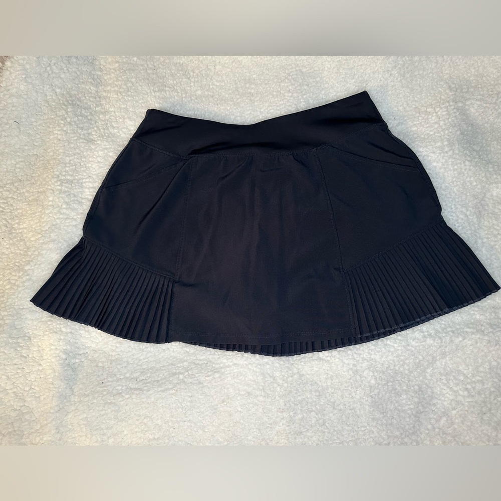 Mondetta Black Pleated Mini Skirt Performance + Luxury Size Small - Picture 2 of 7